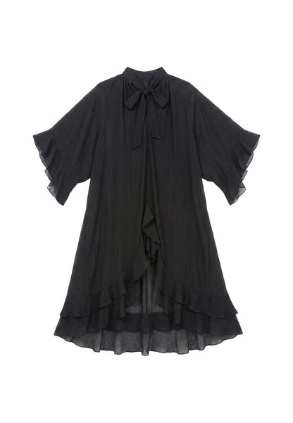 Vestito in Tencel Nero