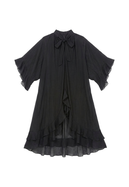 Vestito in Tencel Nero