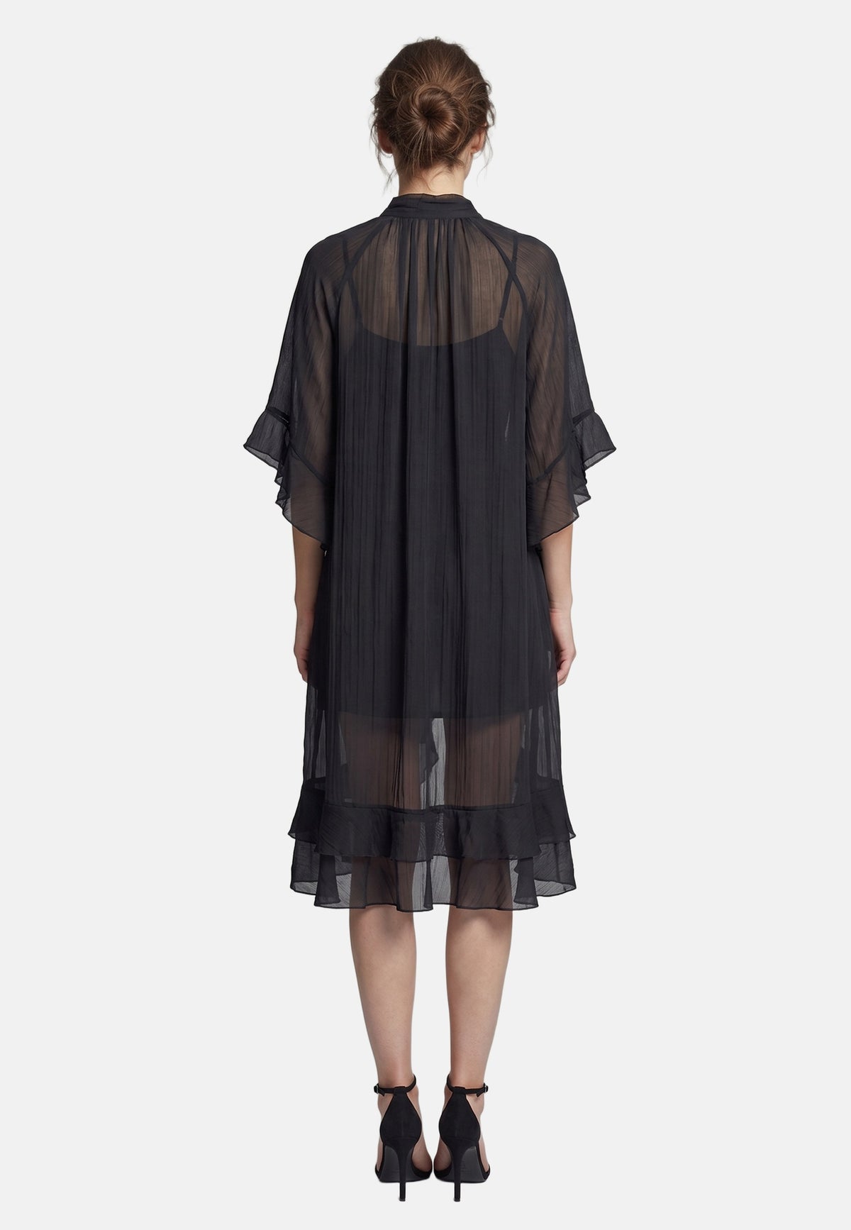 Vestito in Tencel Nero