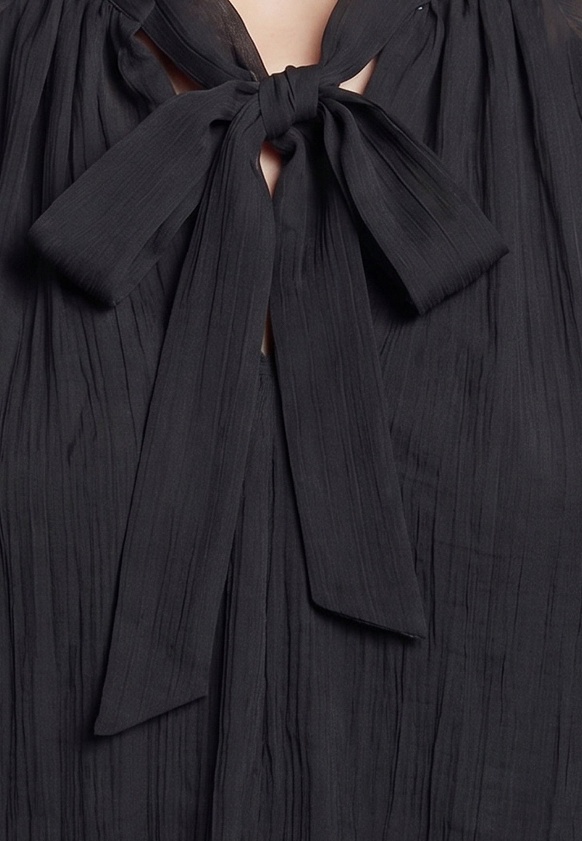 Vestito in Tencel Nero