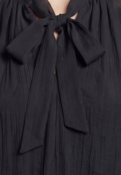 Vestito in Tencel Nero