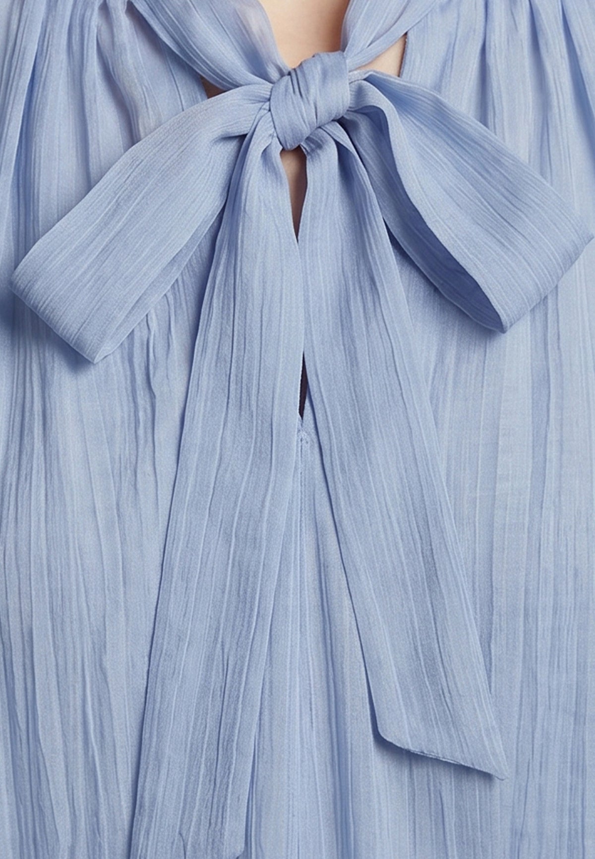 Vestito in Tencel Blu