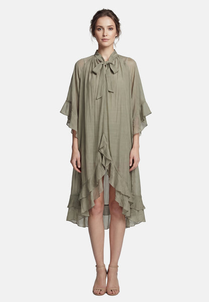 Vestito in Tencel Beige