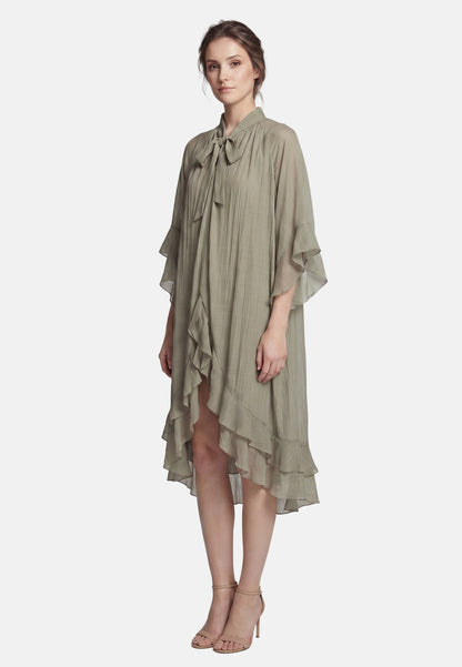 Vestito in Tencel Beige