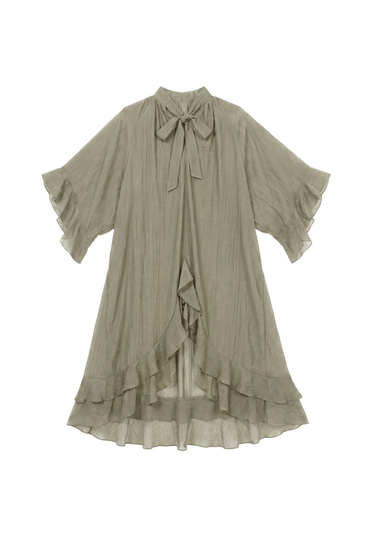 Vestito in Tencel Beige
