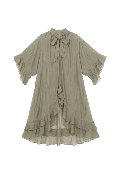 Vestito in Tencel Beige