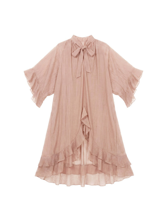 Vestito in Tencel Rosa