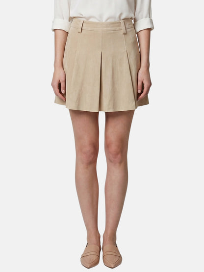 Gonna in Poliestere Beige