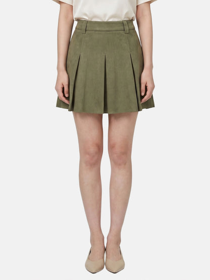 Gonna in Poliestere Verde Militare