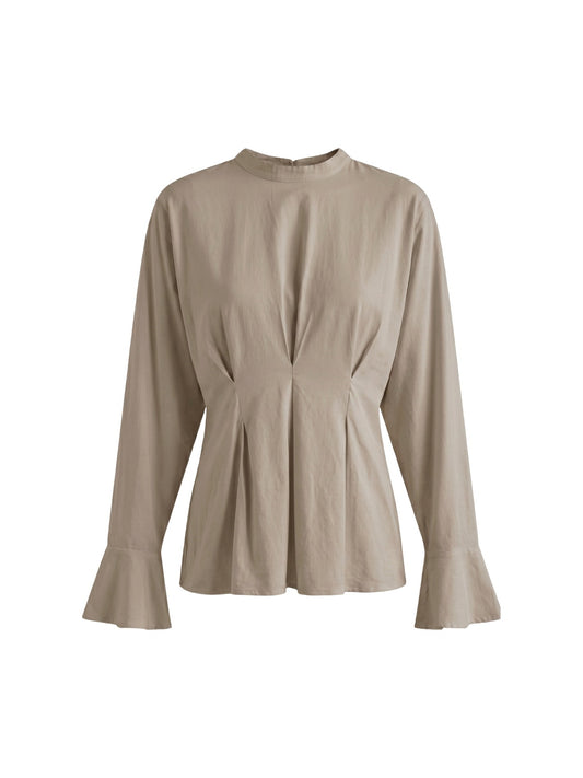 Blusa in 70% Viscosa 30% Tencel Beige