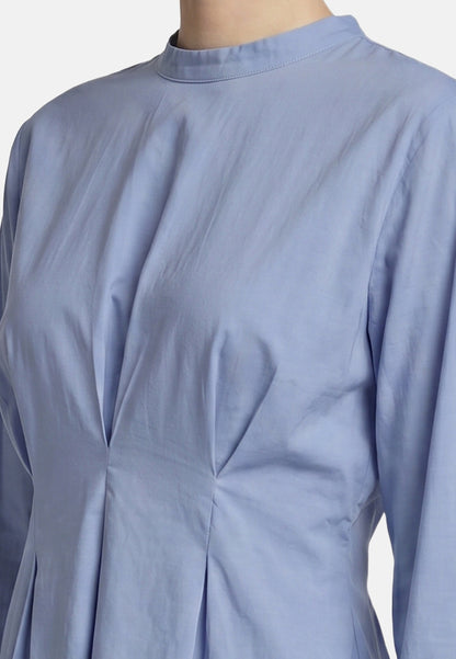 Blusa in 70% Viscosa 30% Tencel Blu Jeans