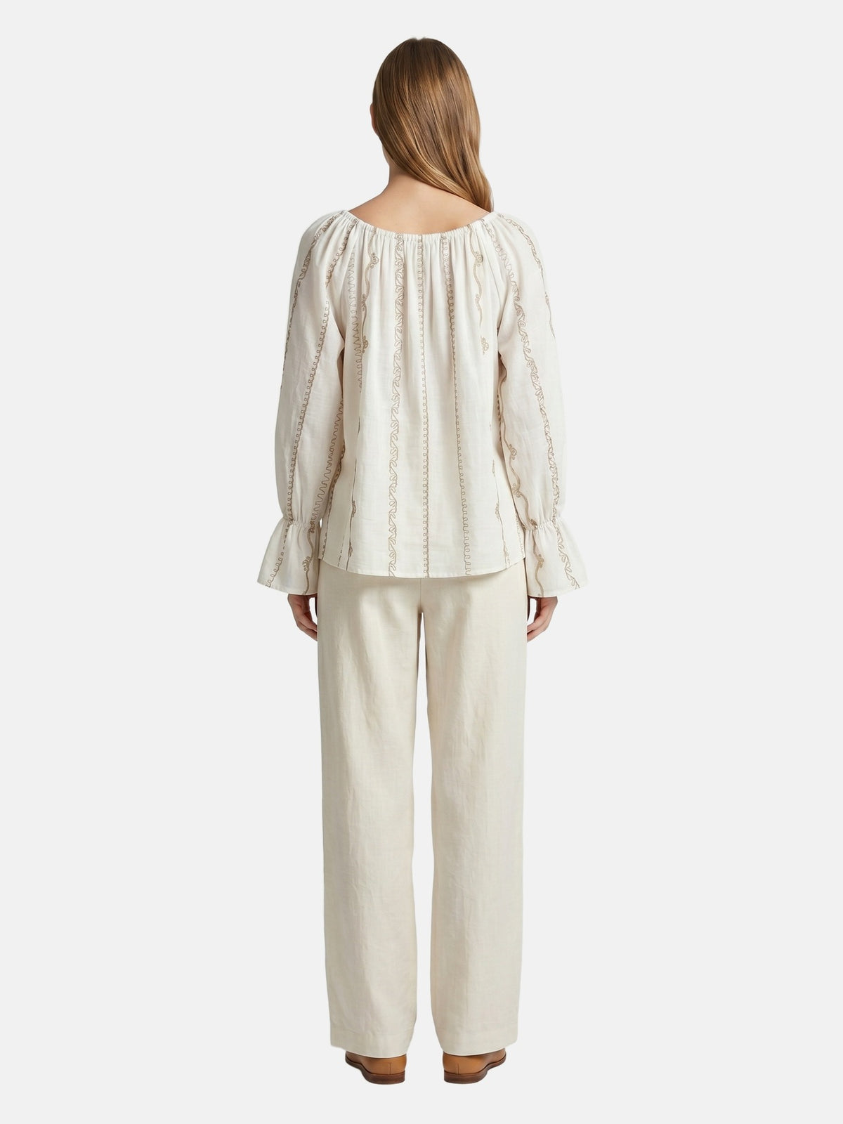 Blusa in Cotone Bianco