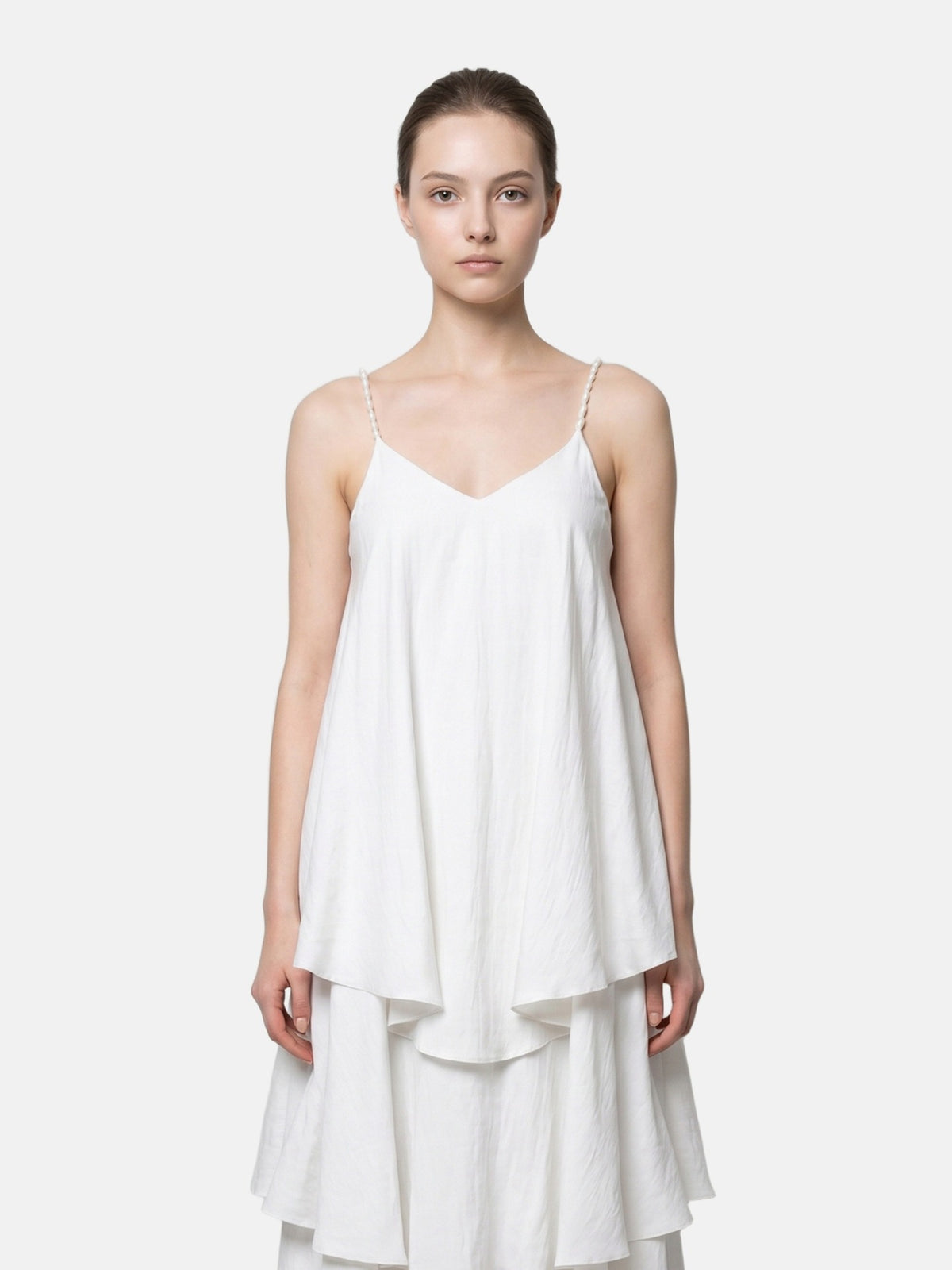 Vestito in Viscosa Bianco