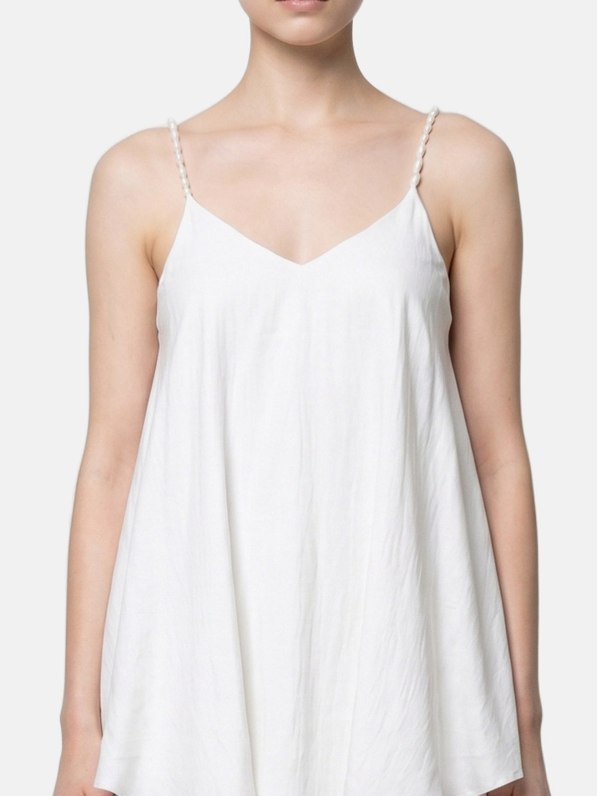 Vestito in Viscosa Bianco