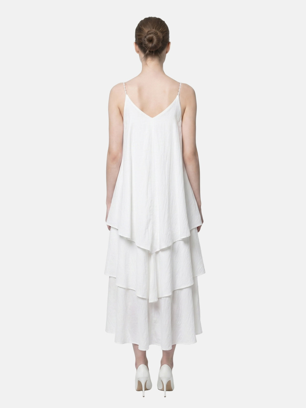 Vestito in Viscosa Bianco