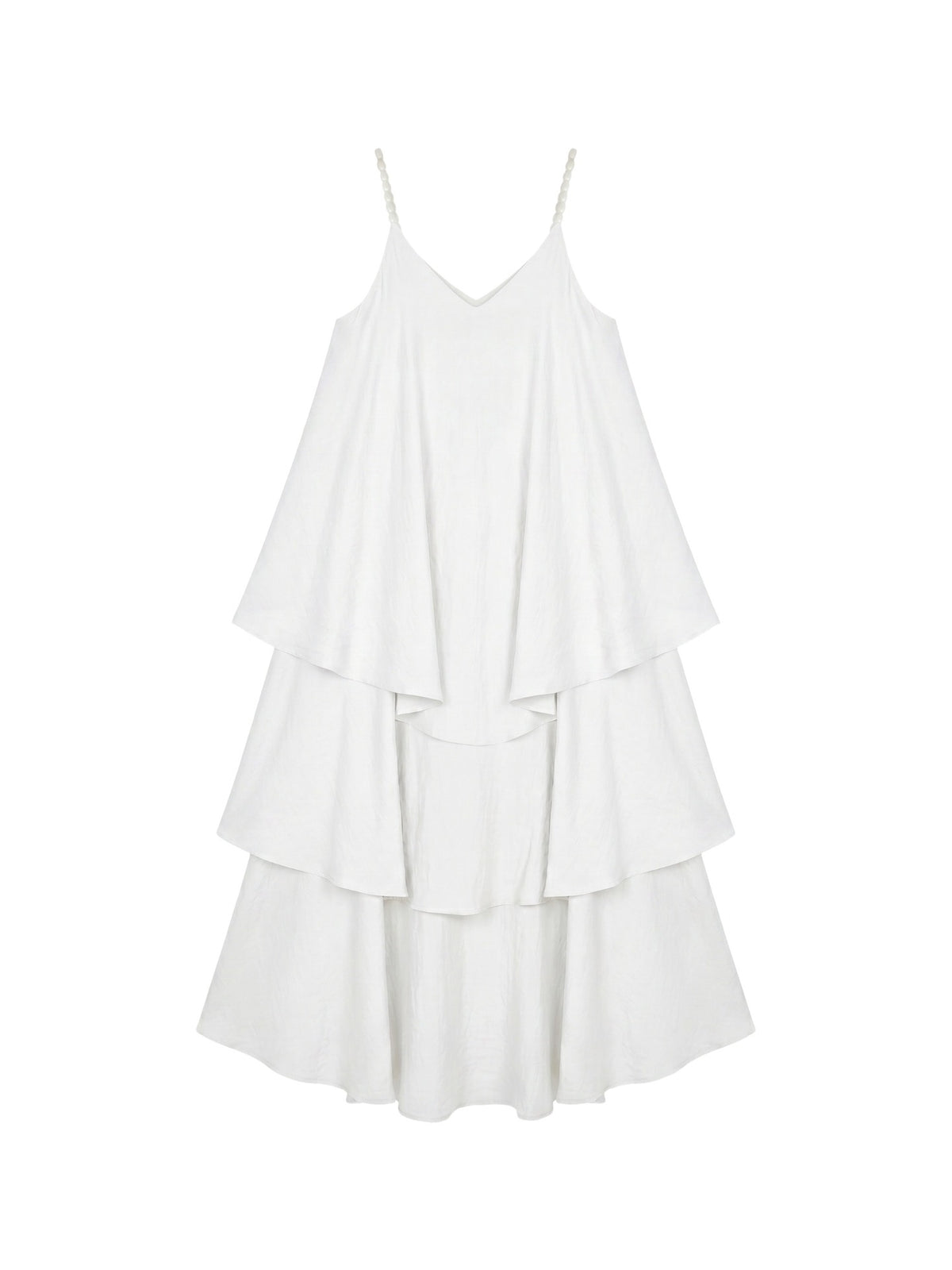 Vestito in Viscosa Bianco