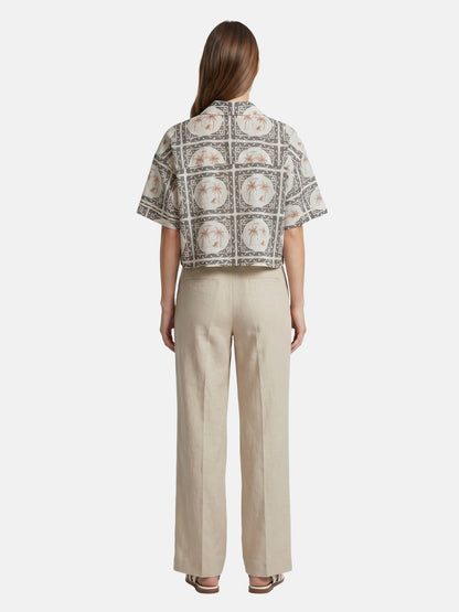 Camicia in Poliestere Verde Militare