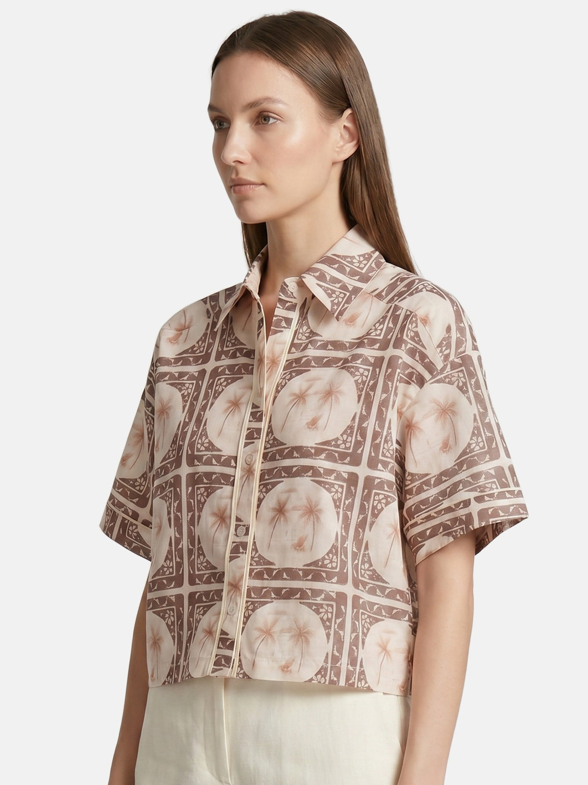 Camicia in Poliestere Rosso