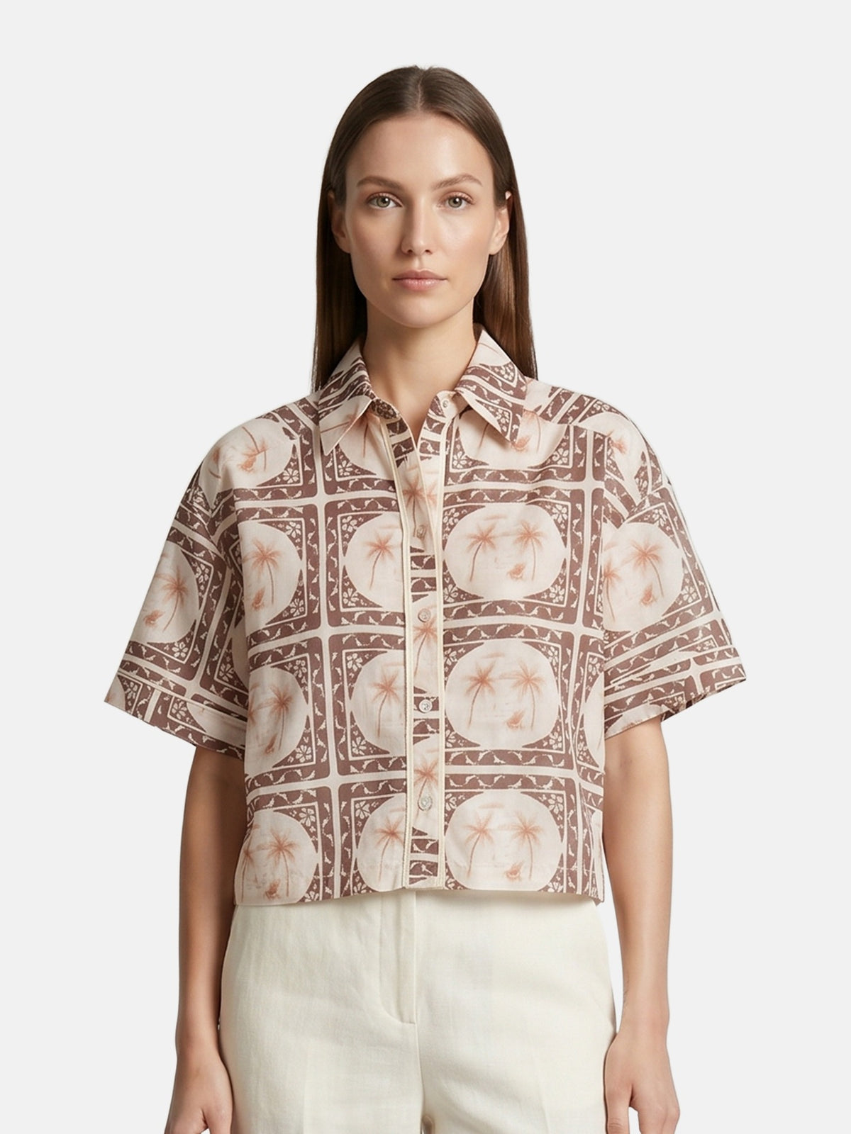 Camicia in Poliestere Rosso
