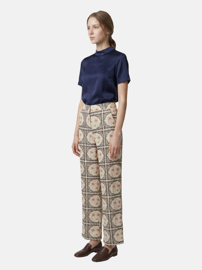 Pantaloni in Poliestere Verde Militare