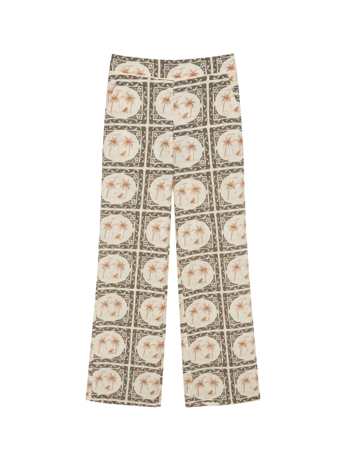 Pantaloni in Poliestere Verde Militare