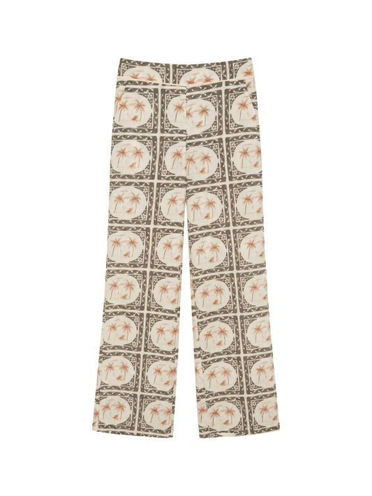 Pantaloni in Poliestere Verde Militare