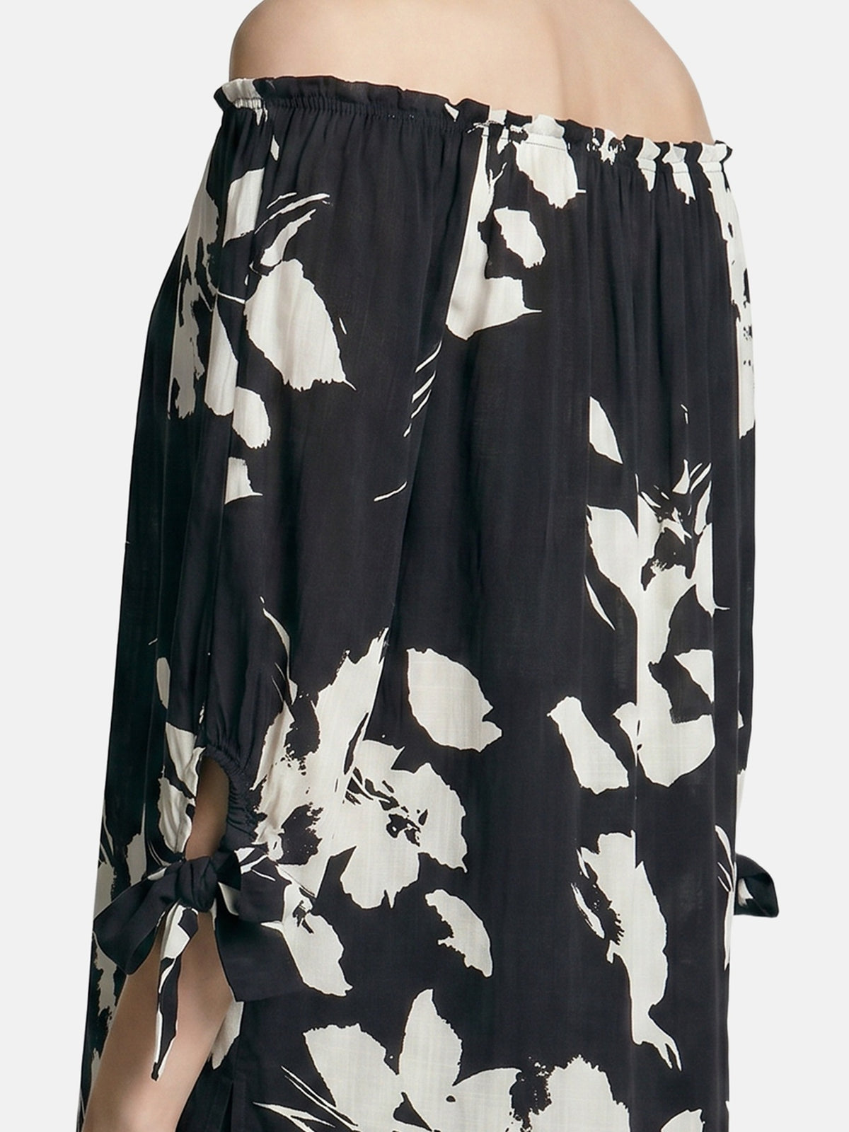Blusa in Viscosa Nero