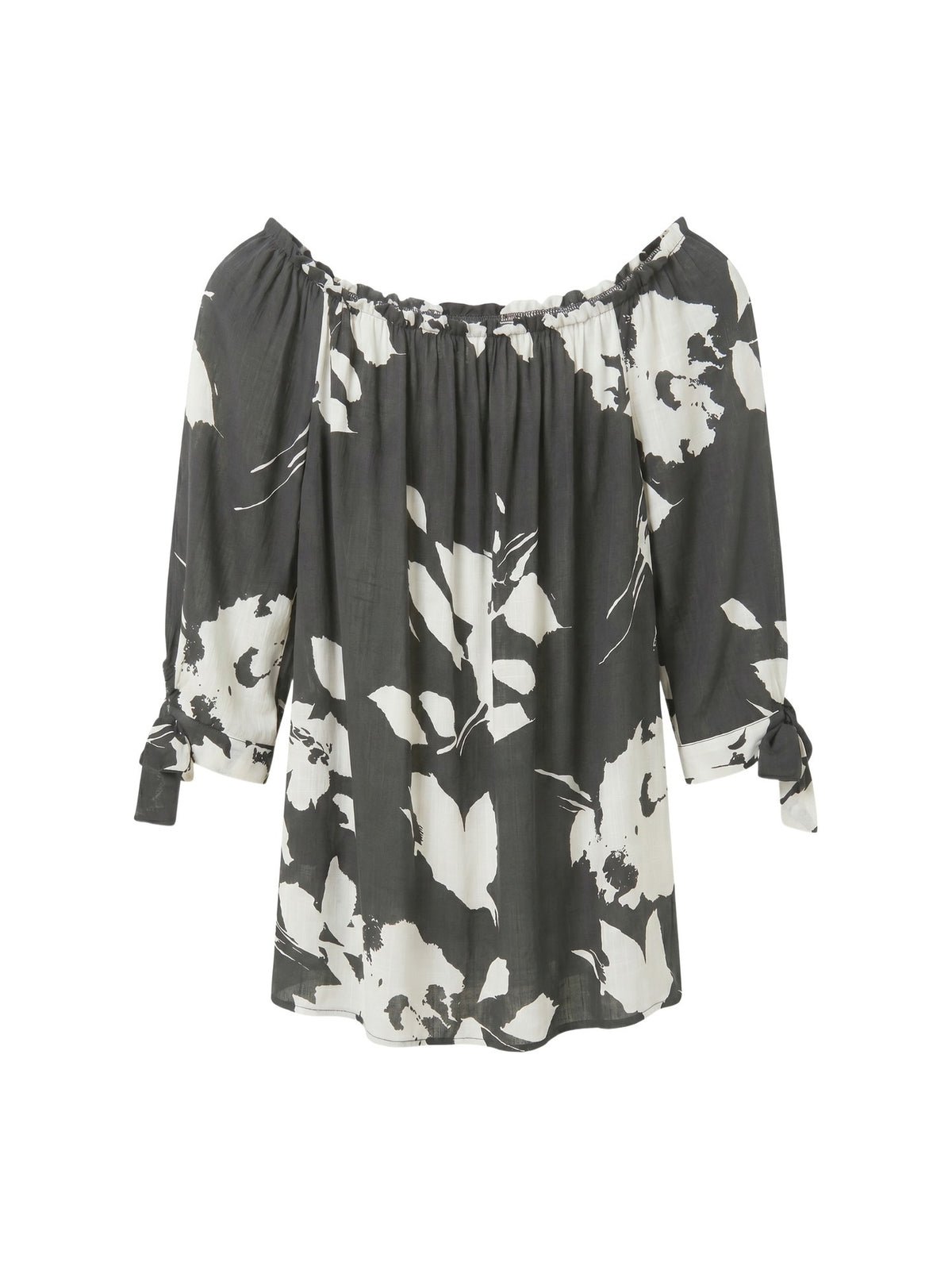 Blusa in Viscosa Verde Militare