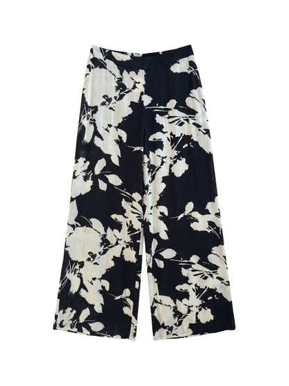 Pantaloni in Viscosa Nero
