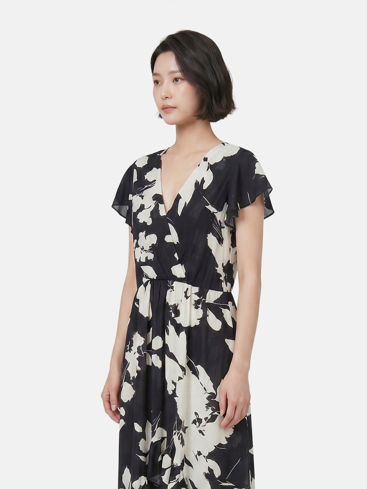 Vestito in Viscosa Nero