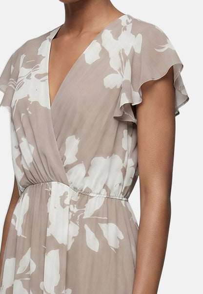 Vestito in Viscosa Beige Scuro