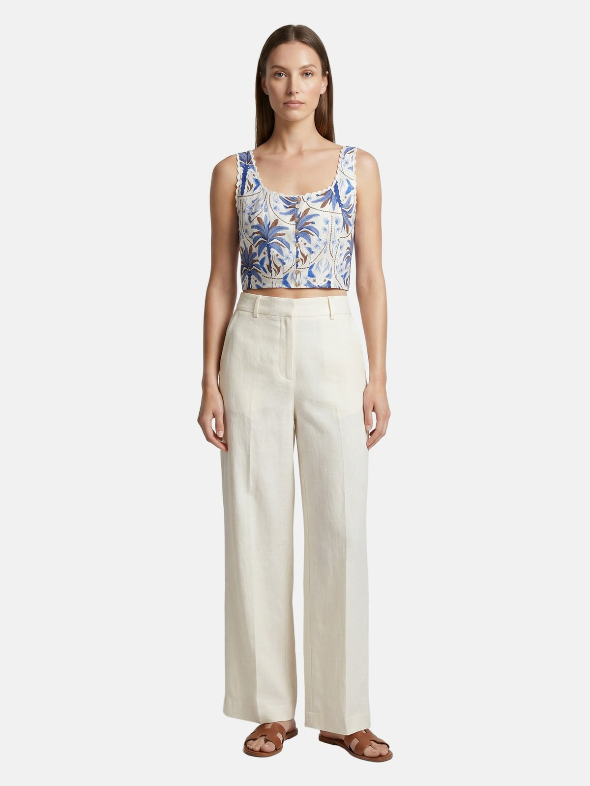Top in Viscosa Blu