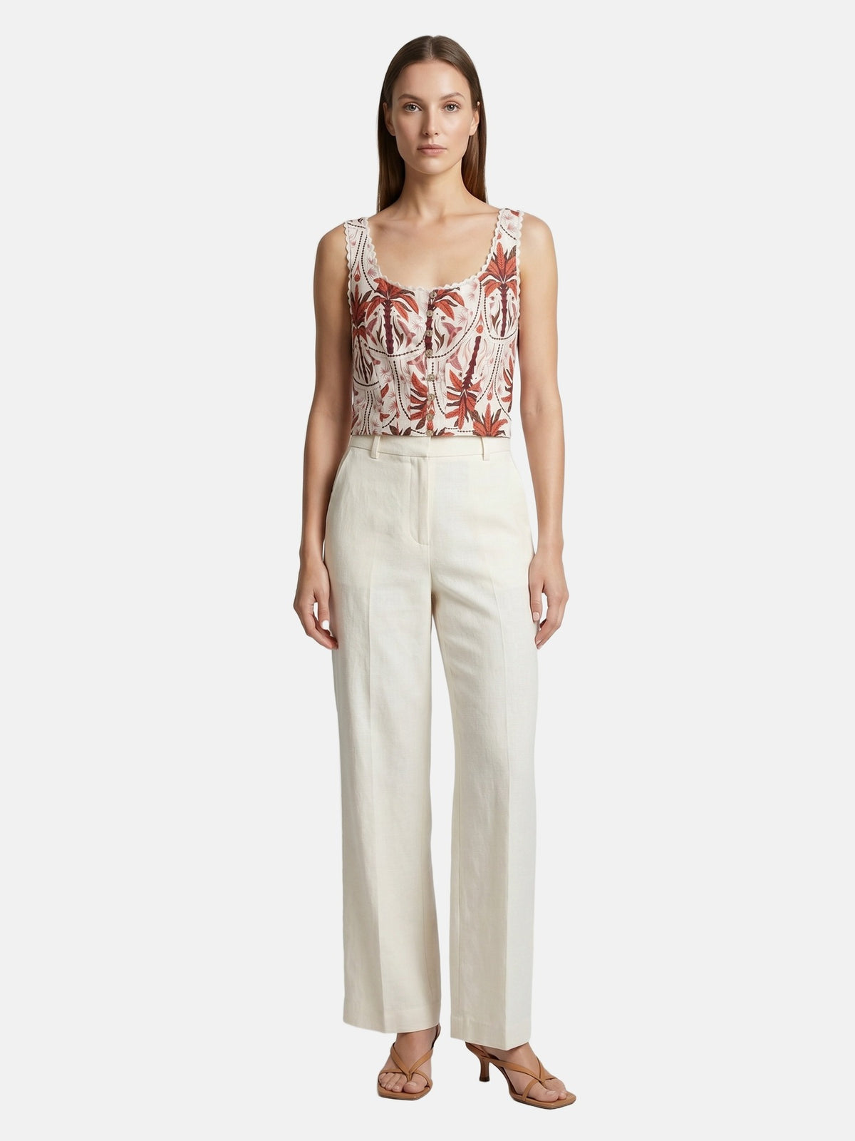 Top in Viscosa Rosso
