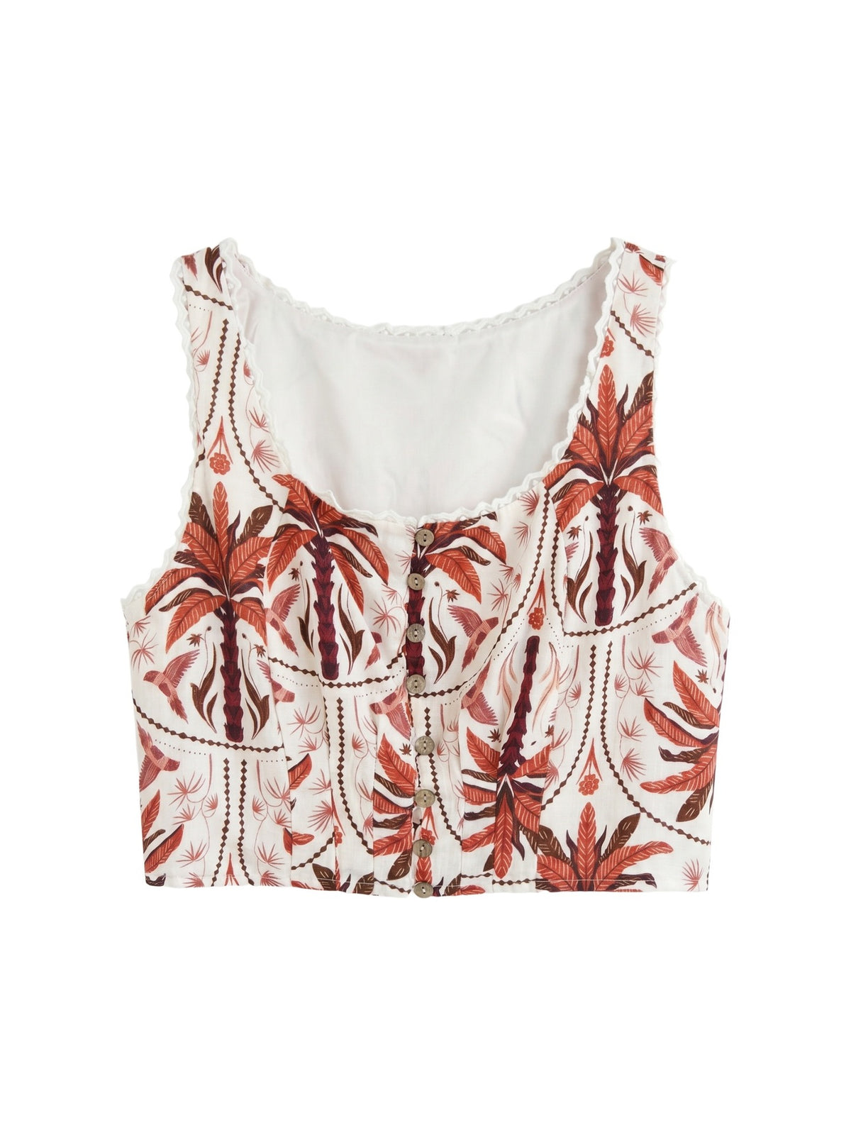 Top in Viscosa Rosso