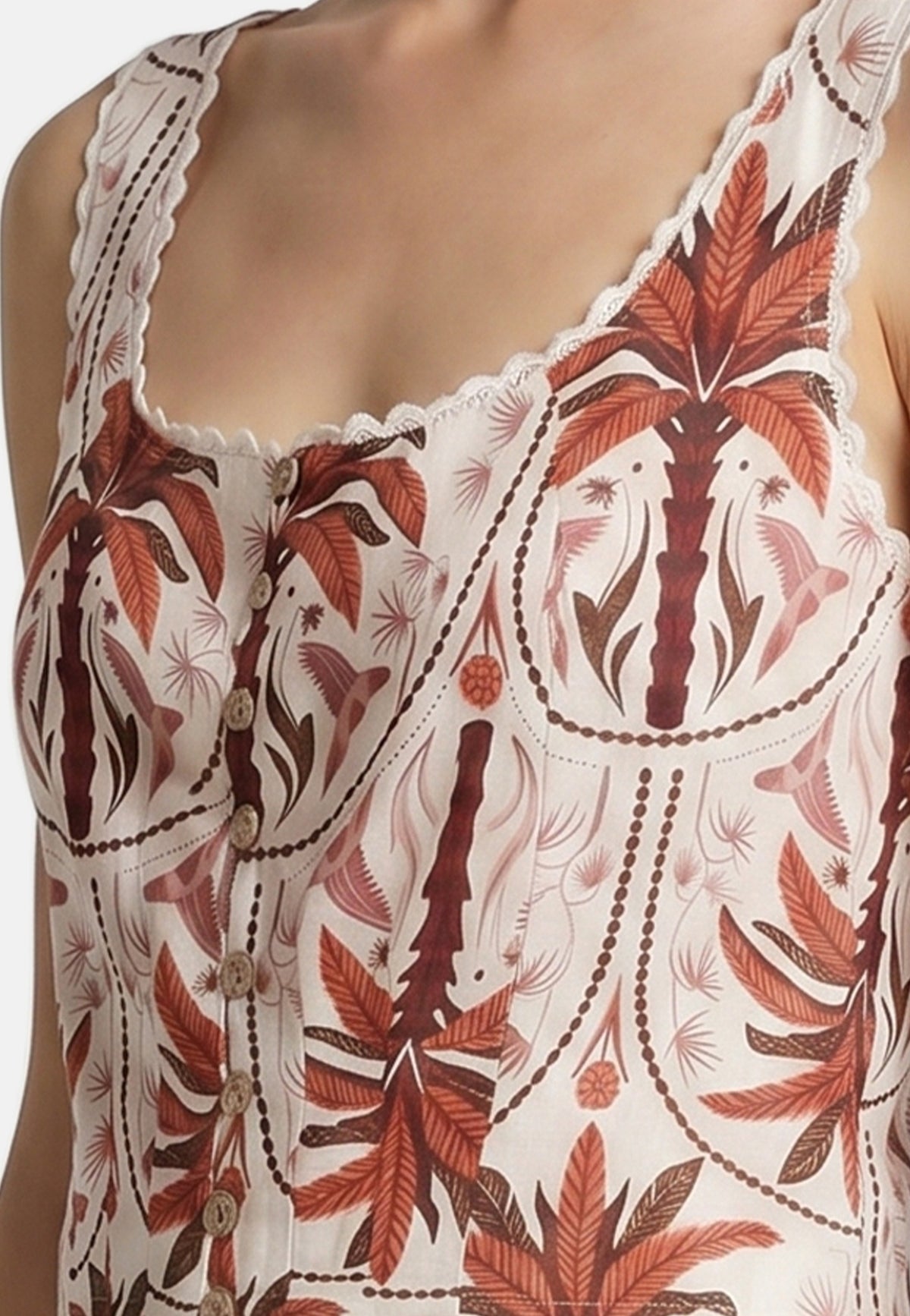 Top in Viscosa Rosso