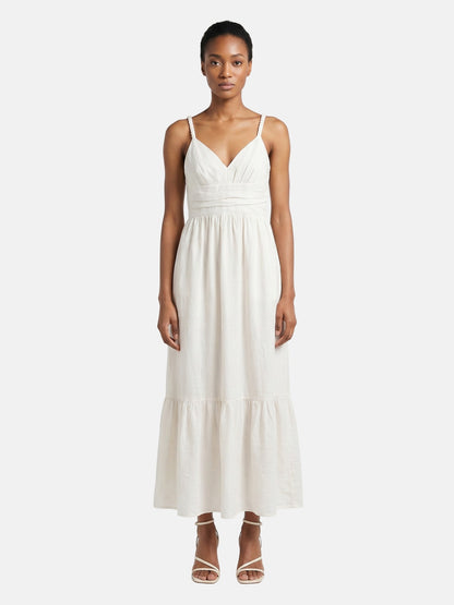Vestito in Viscosa Bianco