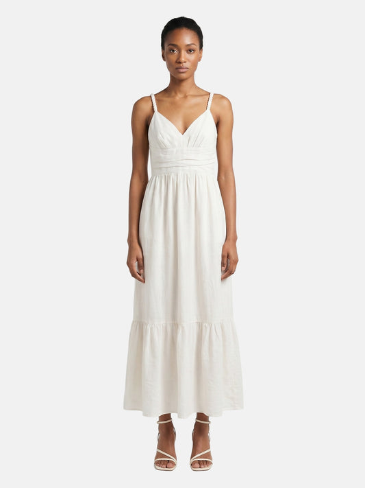 Vestito in Viscosa Bianco