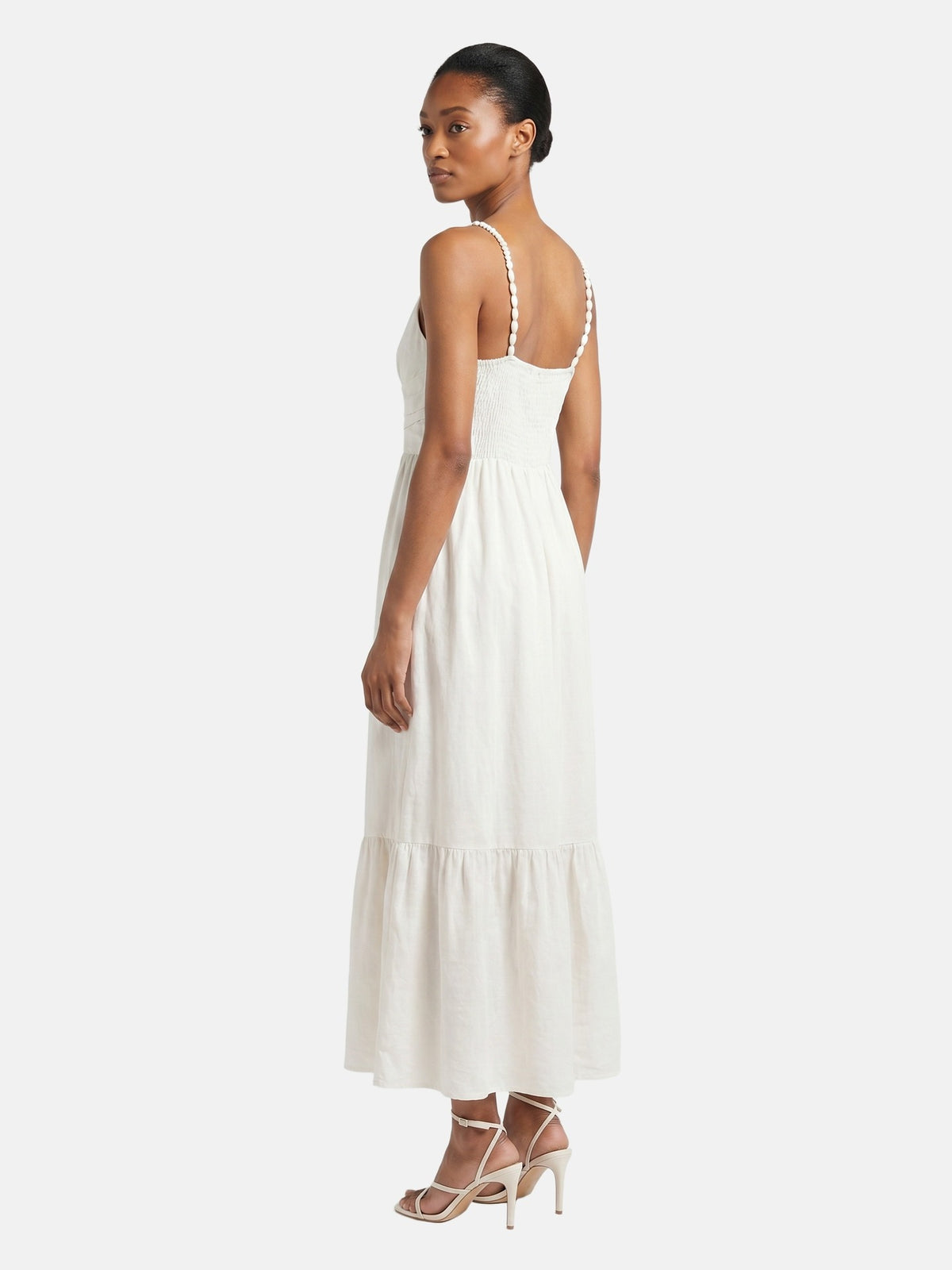 Vestito in Viscosa Bianco