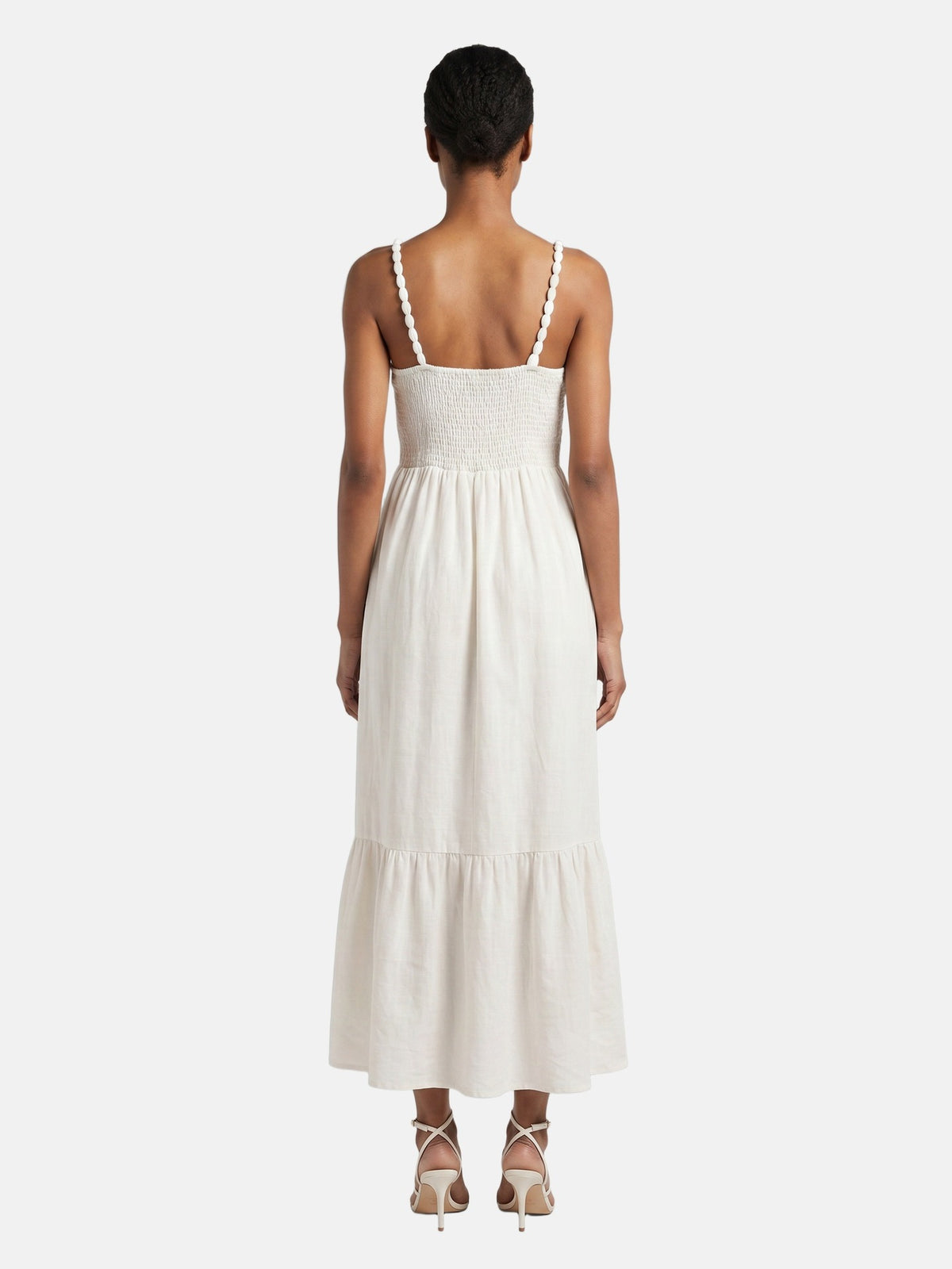 Vestito in Viscosa Bianco