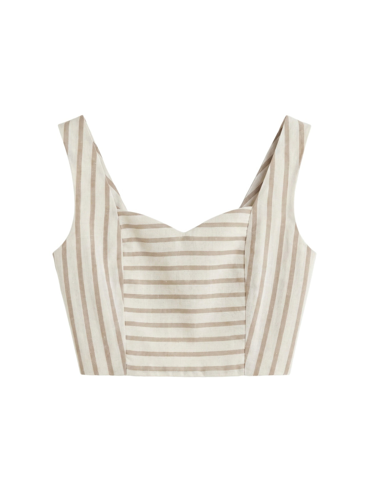 Canotta in Cotone Beige Scuro