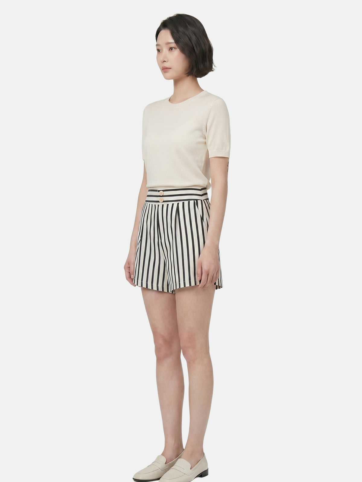 Pantaloncino in Cotone Nero