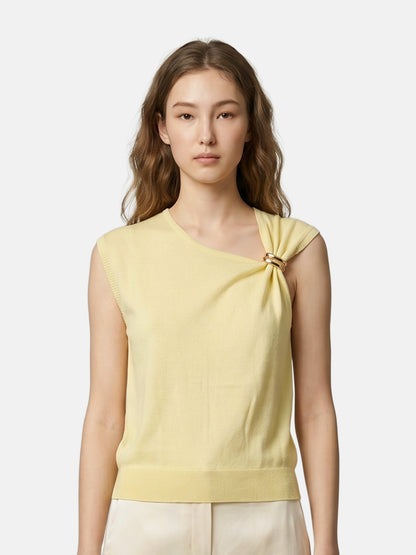 Top in Viscosa Giallo