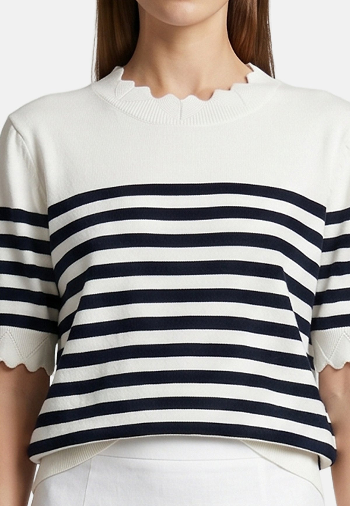 T-shirt in Viscosa Beige