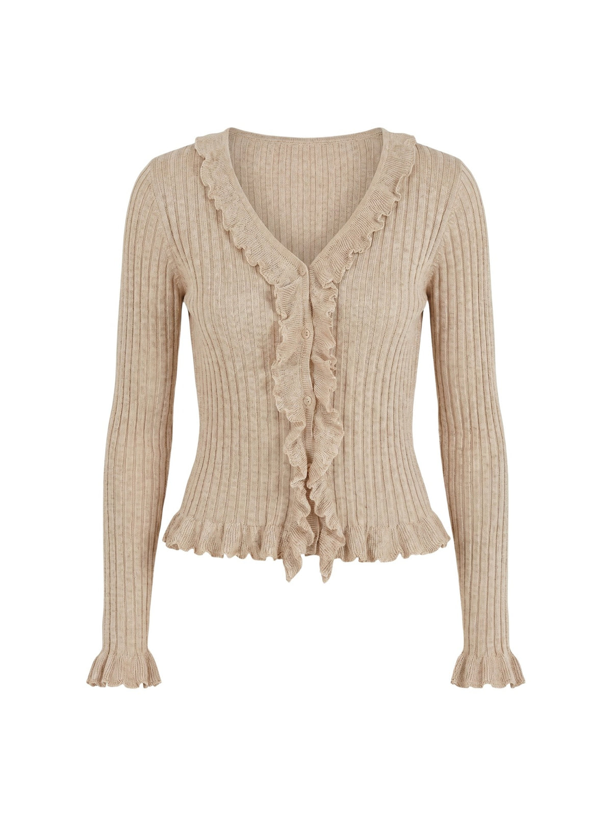Blusa in Poliestere Beige