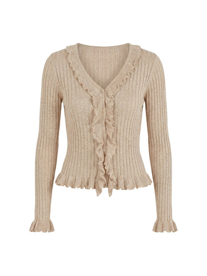 Blusa in Poliestere Beige