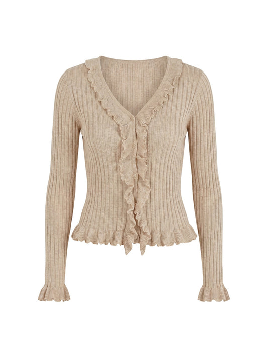 Blusa in Poliestere Beige