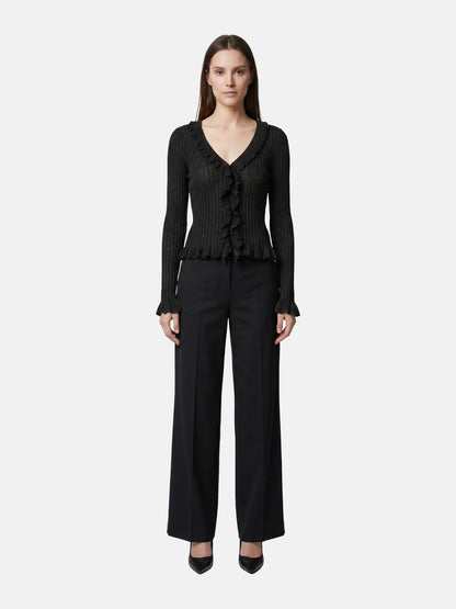 Blusa in Poliestere Nero