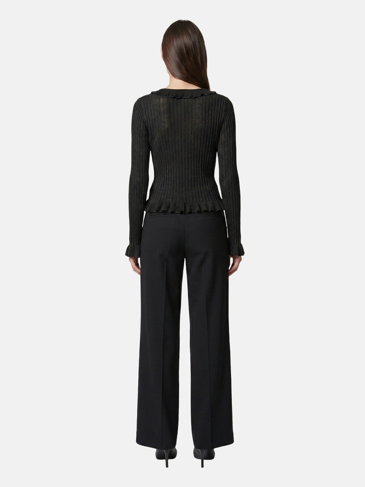 Blusa in Poliestere Nero