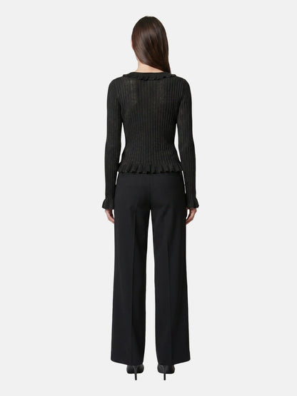 Blusa in Poliestere Nero