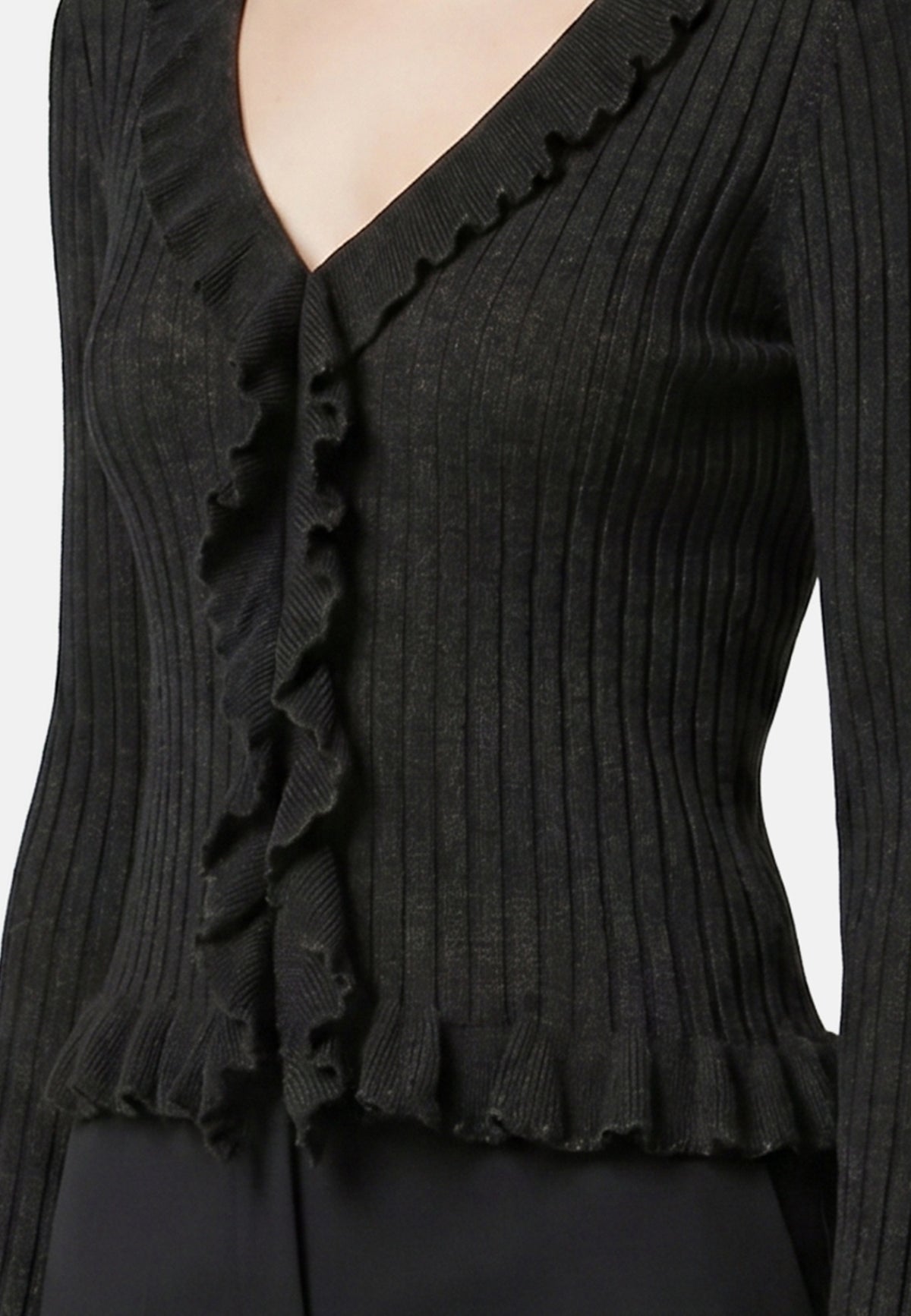 Blusa in Poliestere Nero